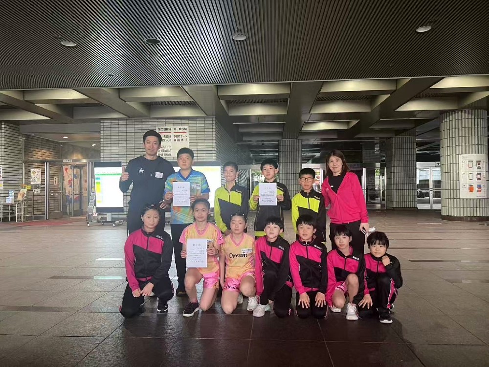 全農杯2025年全日本卓球選手権(ホ一プス・カプ・バンビの部)大阪府予選会